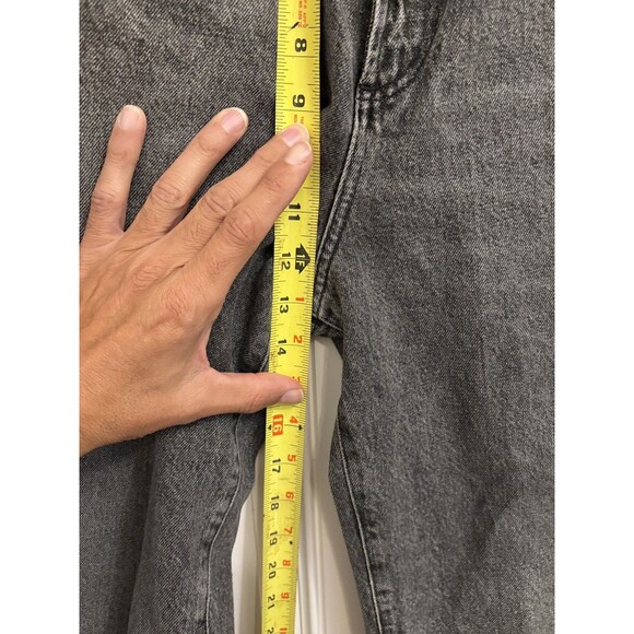 Agolde Balloon Jeans Ultra High Rise wide Tapered 29 black Acid Wash Women denim - Picture 8 of 8